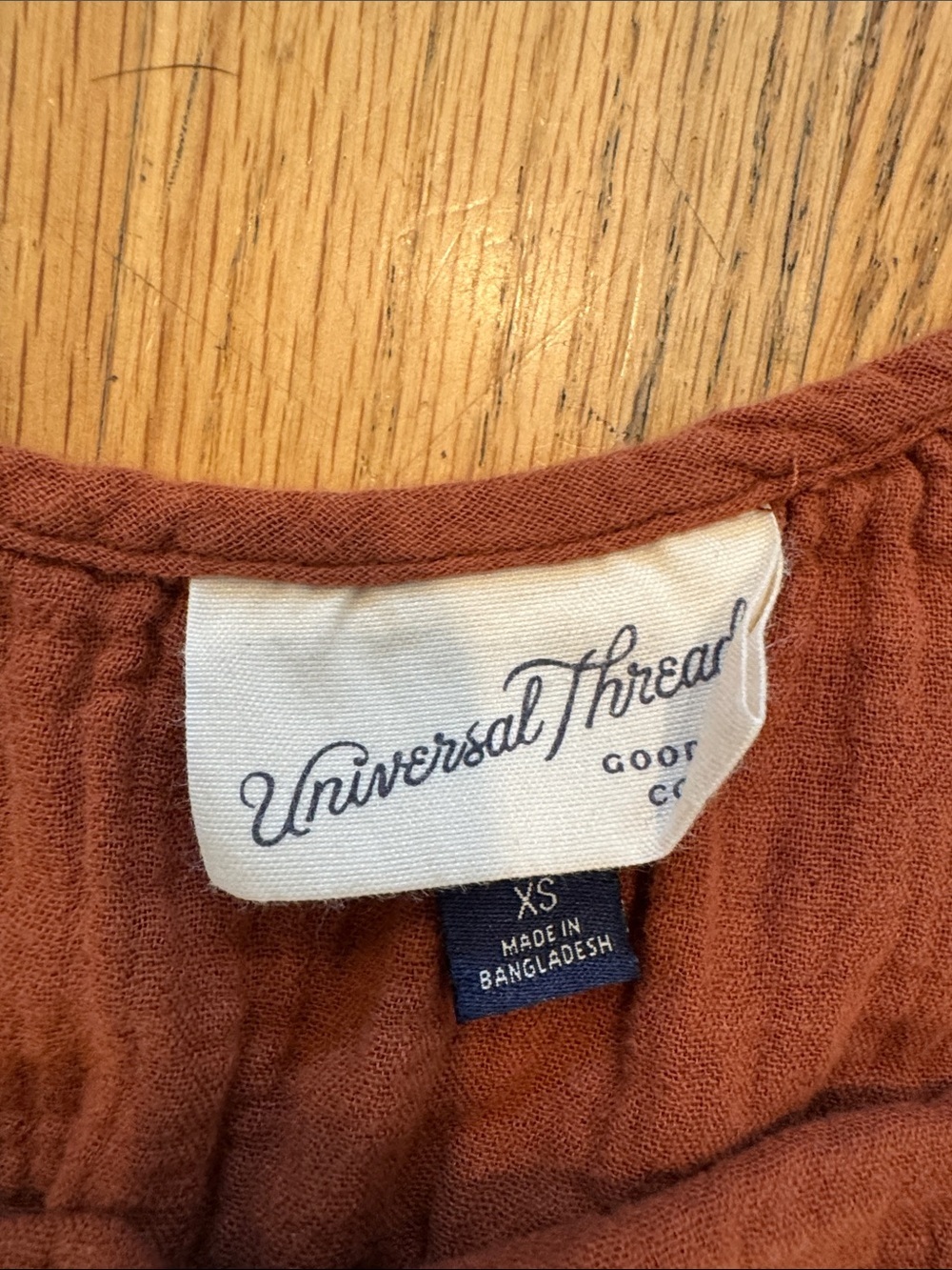 Universal Thread Rust-Brown Textured Tank Dress - Picture 2 of 9